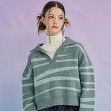 ウェーブライズウールセーター/Wave Rise Wool Sweater ( 3 Colors )
