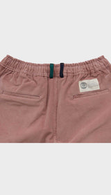 Corduroy wide banding pants (Indie Pink)