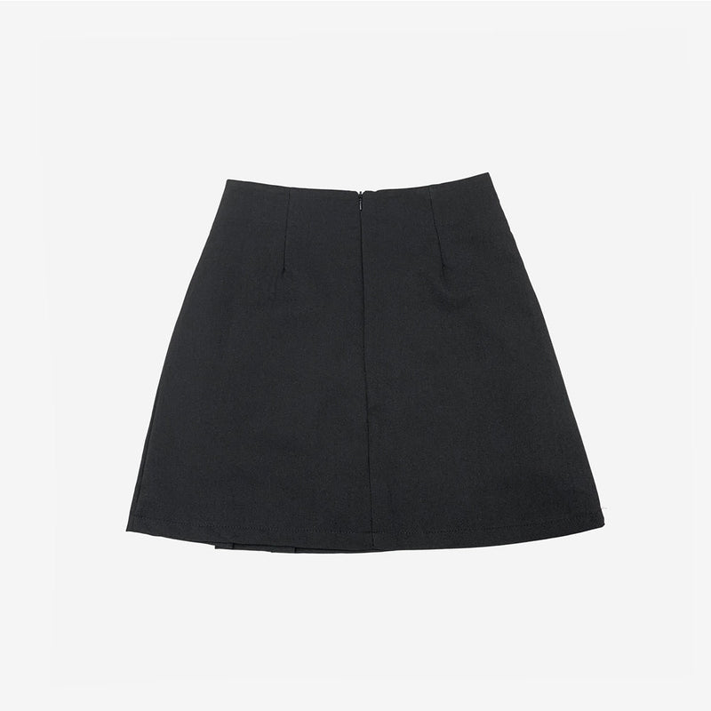 アンバランスラップミニスカート/Puti unbalance wrap mini skirt