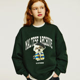 (裏起毛) プレッピーマルチーズスウェットシャツ/(Napping)Preppy maltese sweatshirts