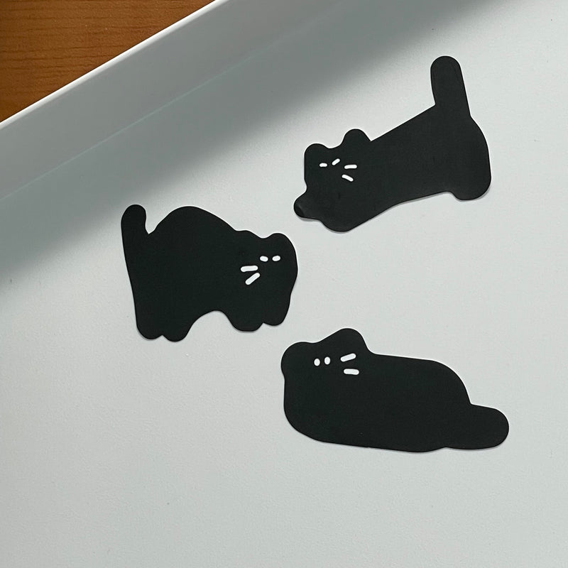 standingchu hidden cat sticker Two sheets (6695826751606)