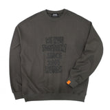 slogan sweatshirt (charcoal) (6640235577462)