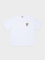 OVERSIZE FIT SMOKER TEE - WHITE / S24STS07-WHITE