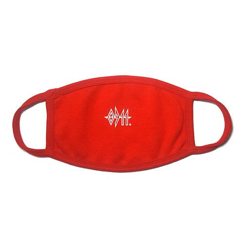 Basic logo cotton mask - Red (4622104232054)