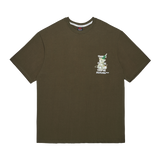 スペースベアスモールロゴTシャツ / SPACE BEAR SMALL LOGO T-SHIRTS [KHAKI]