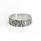 ラフ6シルバーリング / Rough6 silver ring (4596256145526)
