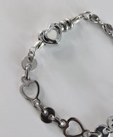 ハートパイプブレスレット / Heart pipe bracelet