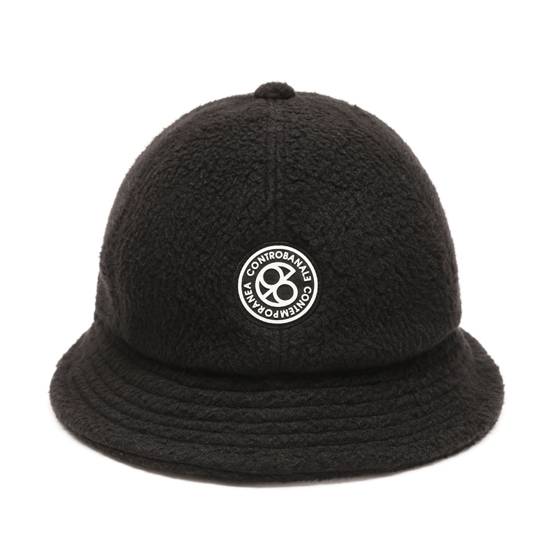 NUVOLINO FLEECE BUCKET HAT [BLACK] (6612857192566)