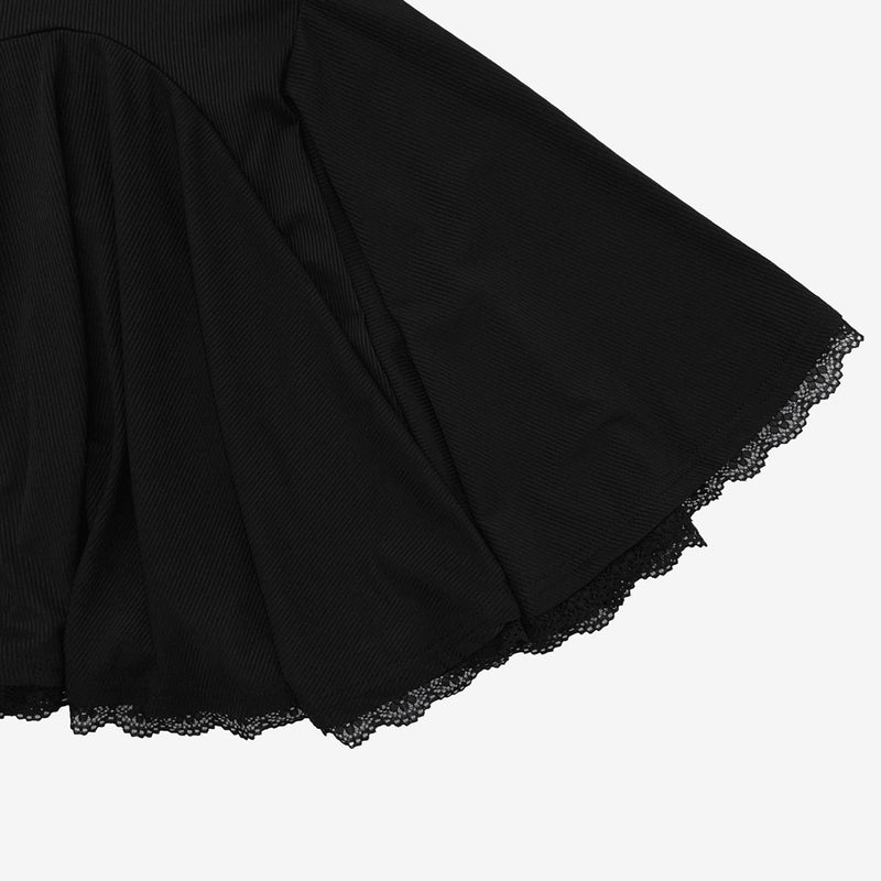 ブロンレースフリルドレス / Blon lace frill dress (inner pants set)