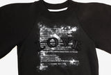 Love Applique &Quotes Printed Sweatershirt (6599552270454)