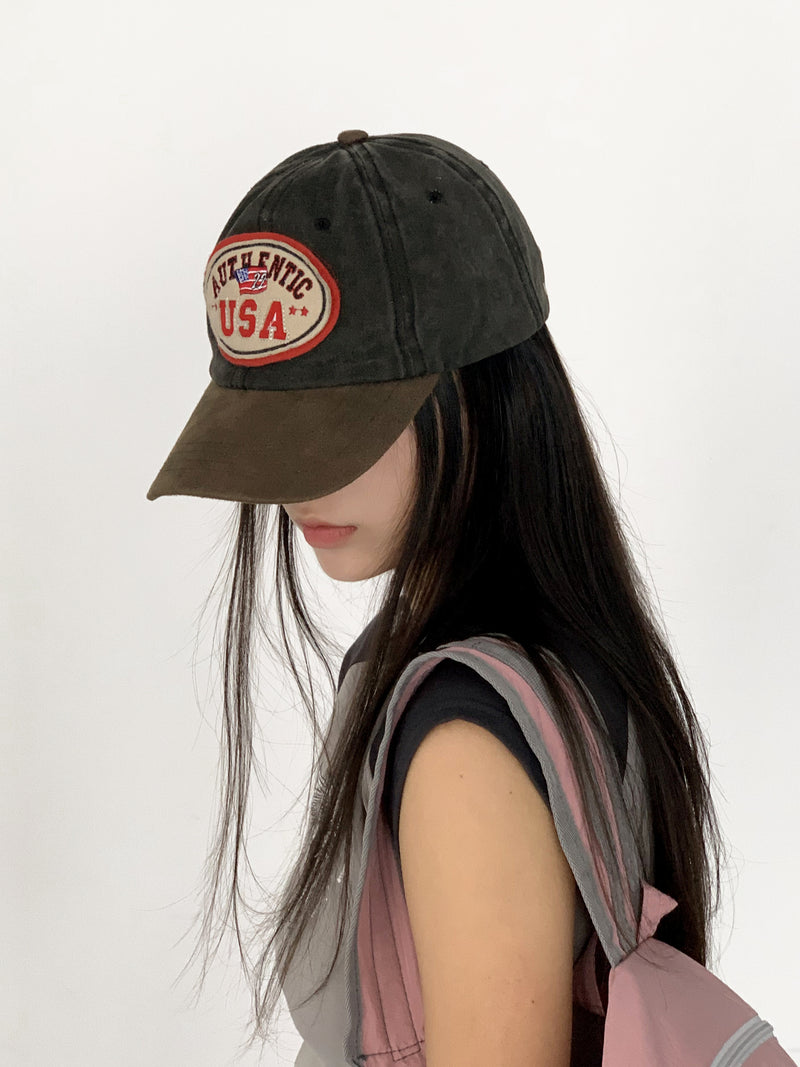 センティックUSA刺繍配色ボールキャップ/ Centic USA embroidery color matching ball cap hat