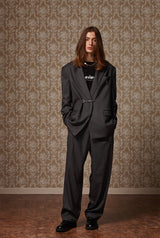 Buckle suit jacket - Charcol (4622118092918)