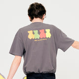 レインボーベアTシャツ/AQO RAINBOW BEAR T-SHIRTS
