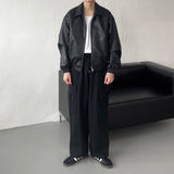 レザークロップドジャケット / UI leather cropped jacket