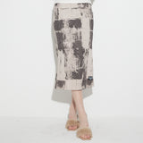 OW PENCIL SKIRT (BROWN) (6632594309238)