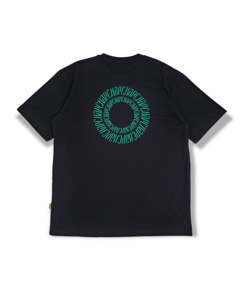 サークルチャップロゴTシャツ / Circle chap logo tee(Black)