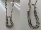 ウェーブチェーンネックレス/weave chain necklace