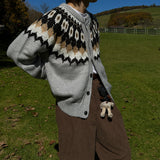 ASCLO Nordic Knit Cardigan (2color)