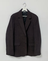 Classic corduroy single overfit jacket (2colors) (4631175200886)