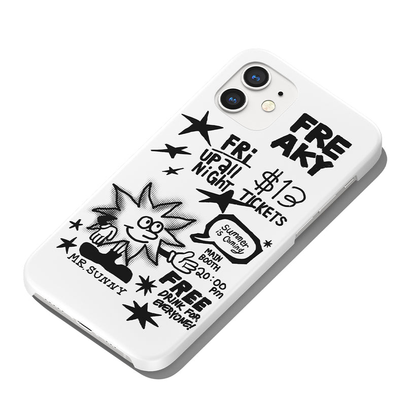 【MADE】Freaky Doodle Phone Case(2 COLOR) ※注文制作商品営業日7日所要