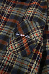 レトロカントリーサイドチェックシャツ/Retro Countryside Check Shirt S108 Orange