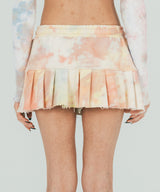 ローライズスウェットプリーツスカート / Low-rise Sweat Pleated Skirt (after sunset)