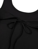 RIBBON PUMPKIN DRESS(BLACK)