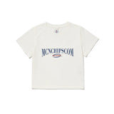 アークロゴクロップTシャツ / Arch-logo crop Tee (white)