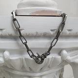 6mm ボックス チェーン ネックレス / [BLESSEDBULLET]6mm BOX chain necklace_dark silver