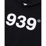 939ロゴフーディ / 939 LOGO HOOD (BLACK)