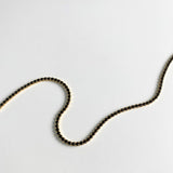 [ Silver 925 ] Gold Color Tennis Necklace (6660818403446)