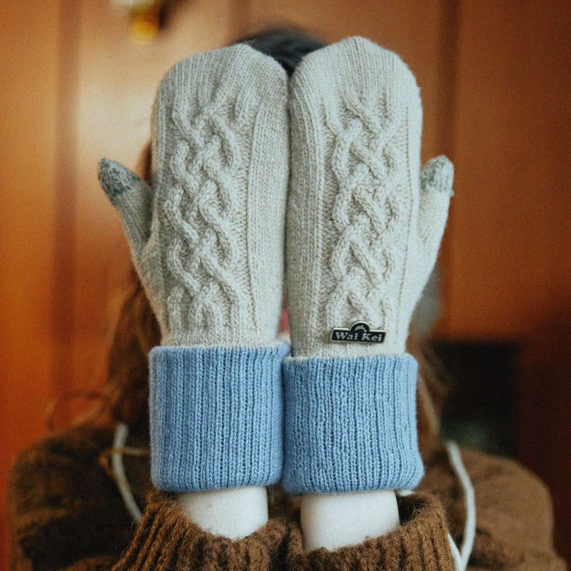 Cable knit gloves (6622471323766)