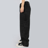 トリルワイドジーンズ / Trill Patch Wide Jeans