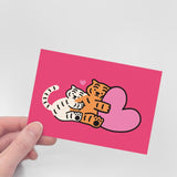 HUG TIGER POST CARD (6538760519798)