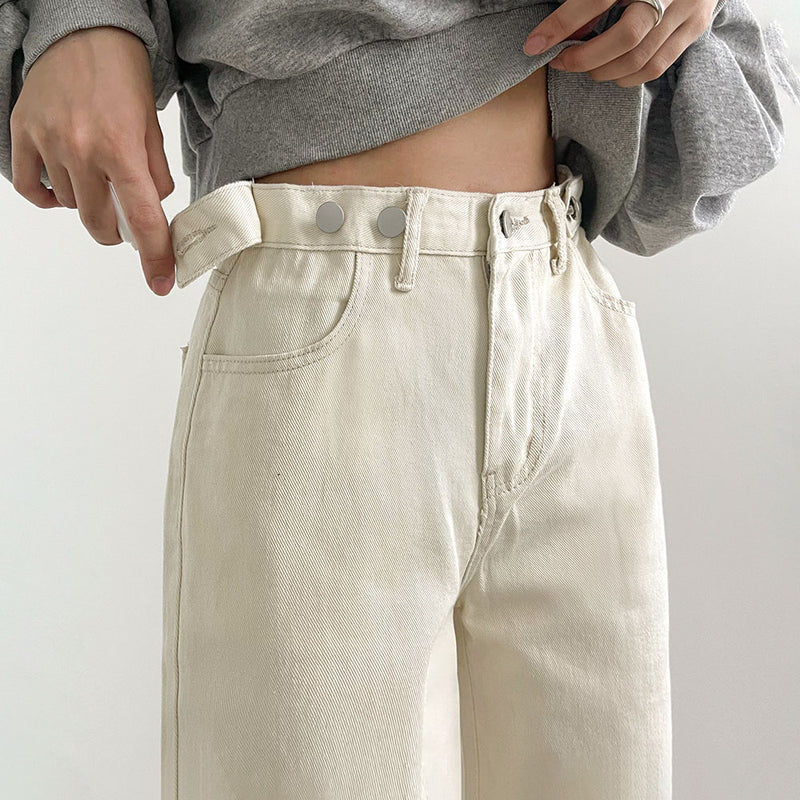 クリーミーコットンワイドパンツ/Creamy Bijou Cotton Wide Pants