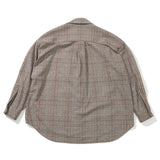 oversized wool check shirt (6612887208054)