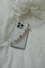 blanc pink iphone strap case
