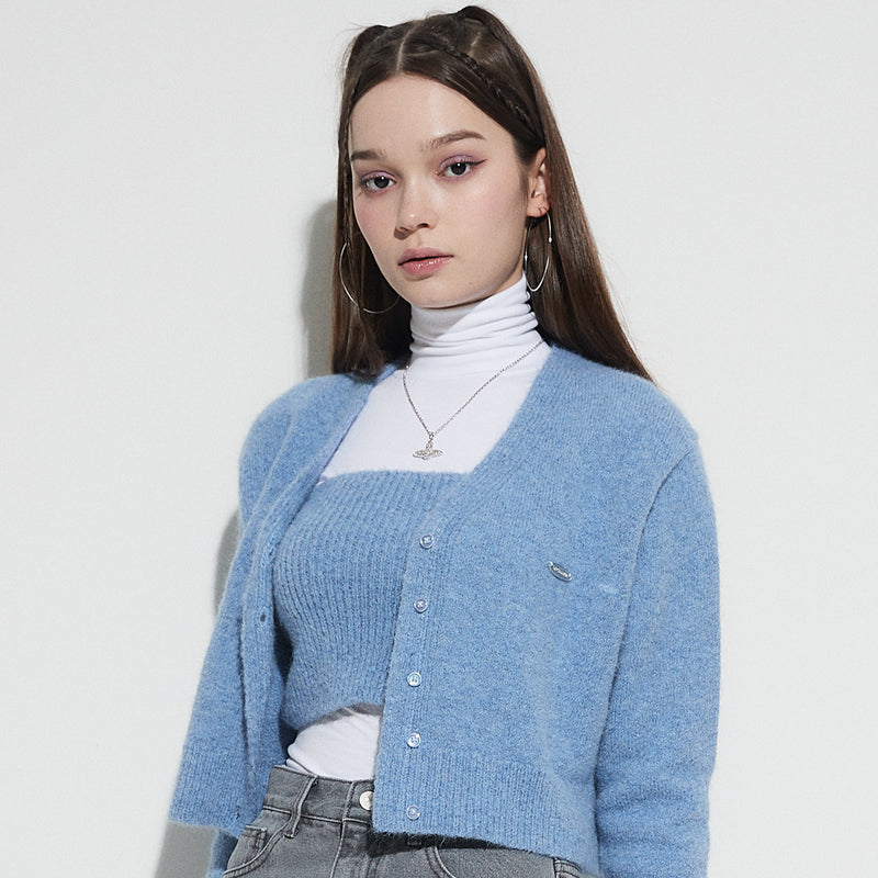 OW TUBE TOP CARDIGAN (BLUE) (6632565997686)