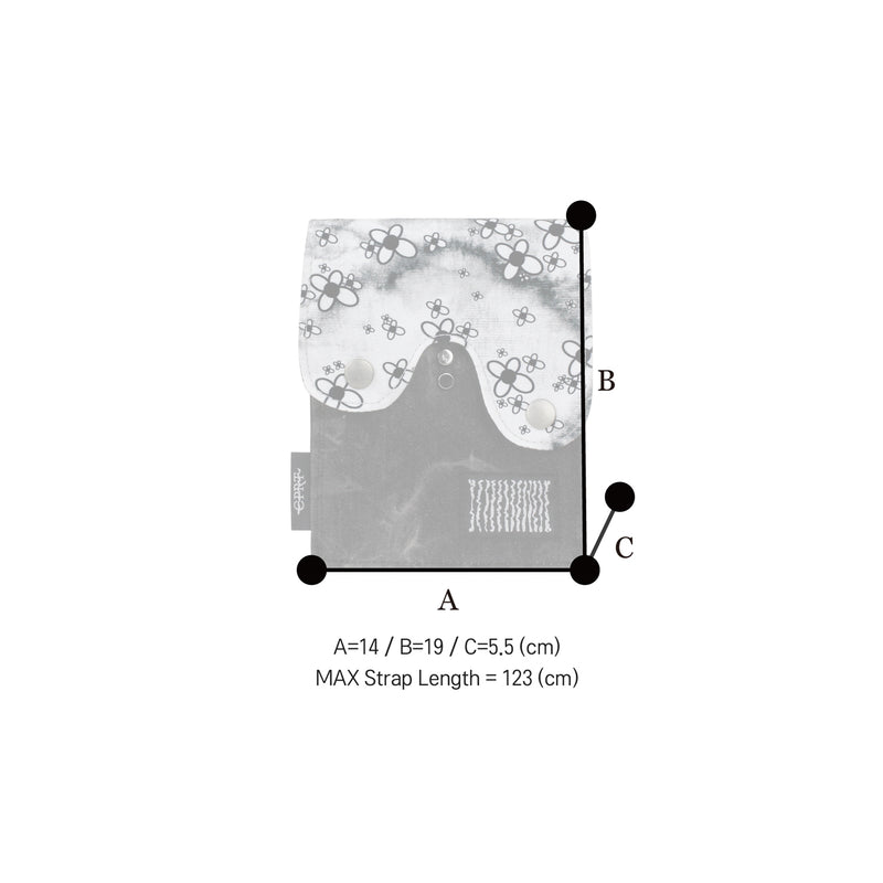 Flower Pattern Mini Crossbag / #CWK:DHAC'24