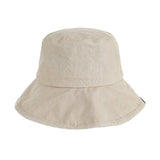 バケットハット / wide brim washing bucket hat beige