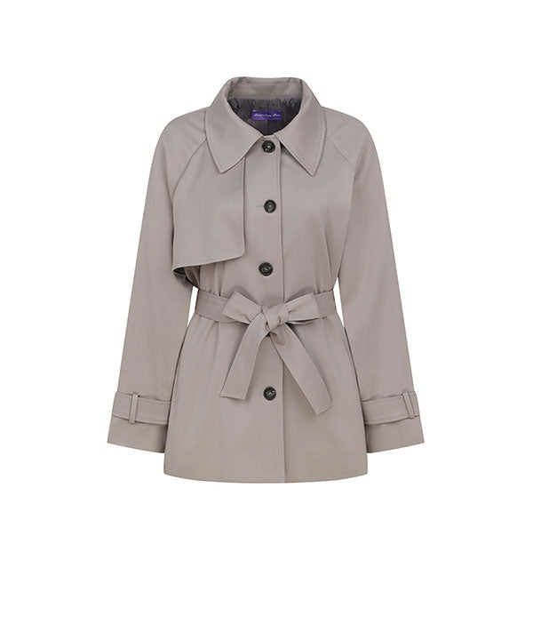 Parisian short trench coat (2 colors) (6673008263286)