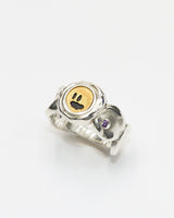 Stardust ring (gold) (925 silver) (6623654838390)