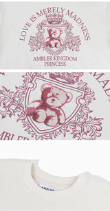 AMBLER 男女共用 AMBLER Kingdom オーバーフィット マンツーマンTシャツ AMM1204