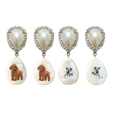 ペットパールピアス / Pet pearl earrings