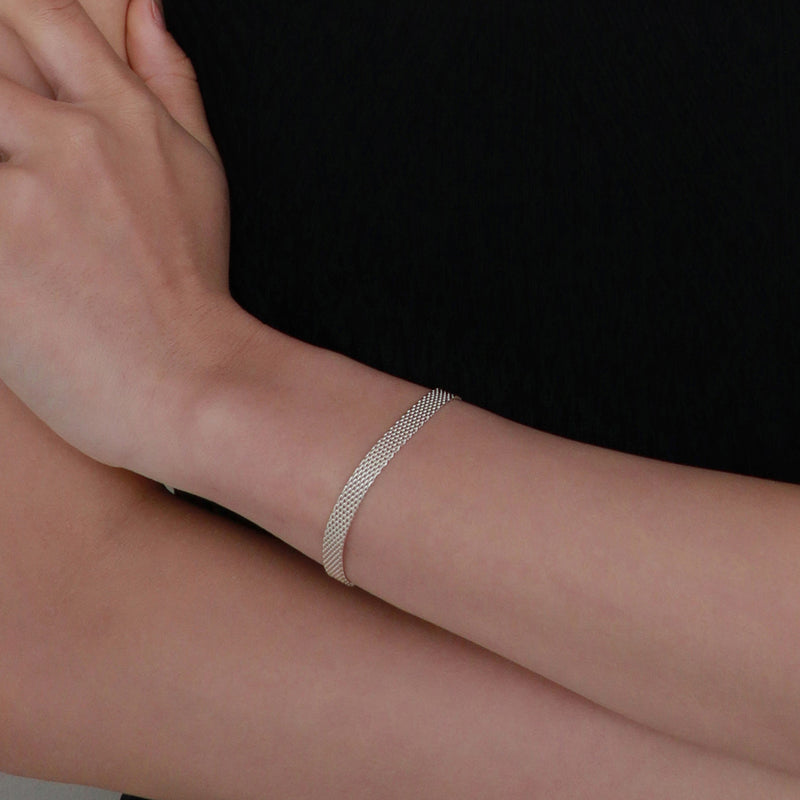 シルバーファブーブレスレット / silver fabou bracelet (vermeil)