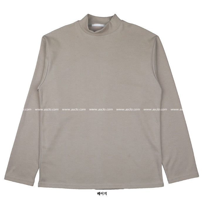 Perfect Semi Half Neck T Shirt (6color)