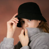 ミニマルラベル フリースバケットハット / Minimal label fleece bucket hat