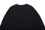 3 pocket loose fit knit black (6615483547766)
