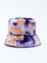 Purple Pansy bucket hat
