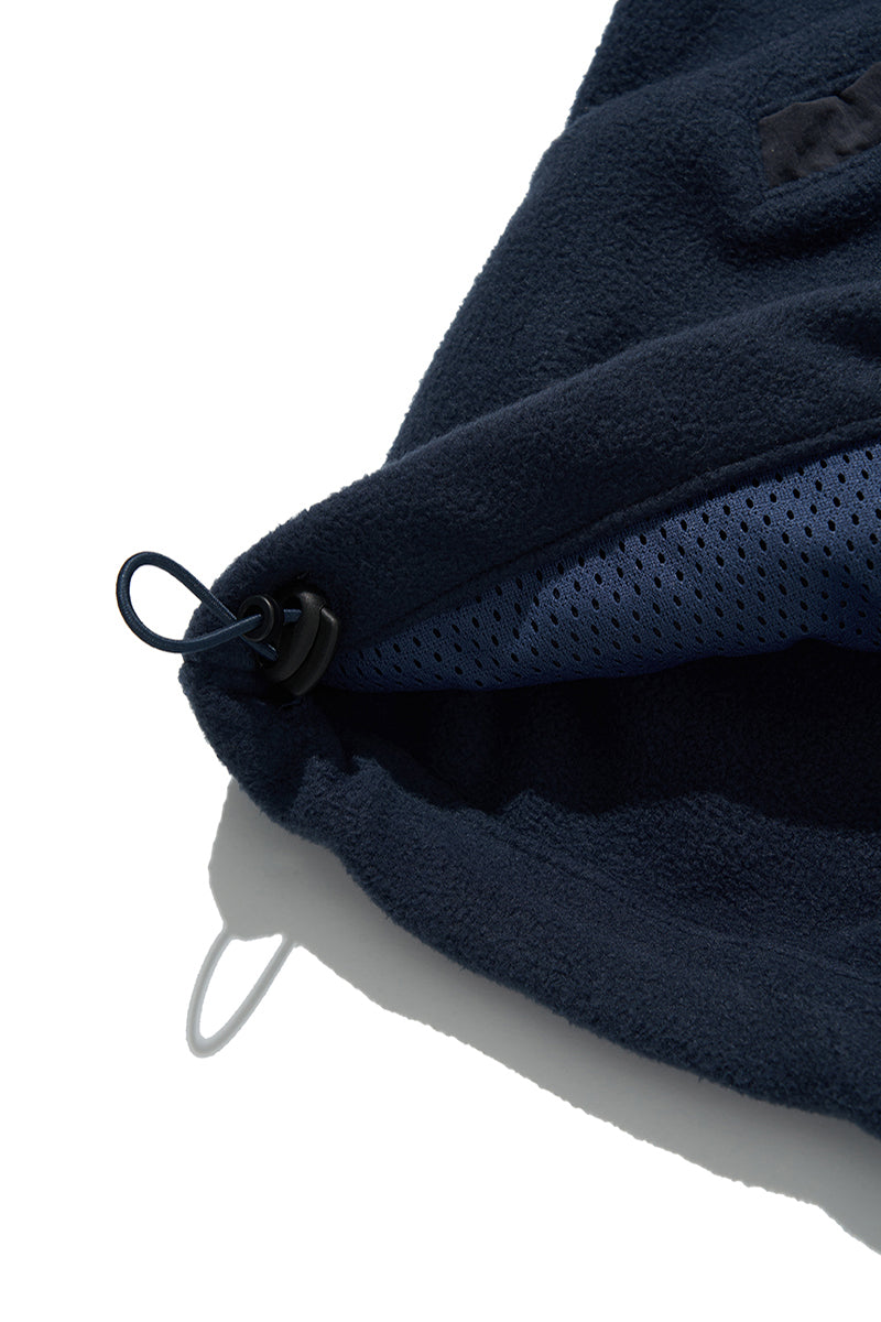 ドローコードフリースフーディー/Draw cord fleece hoodie [navy]